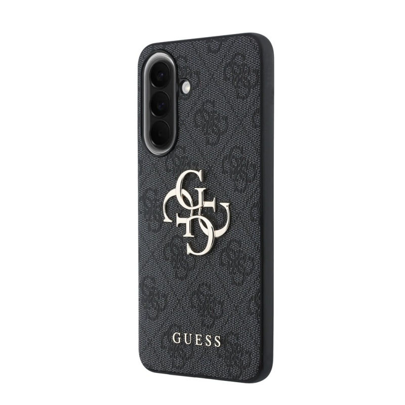 Guess PU 4G fém logó hátlap Samsung Galaxy A57 szürke