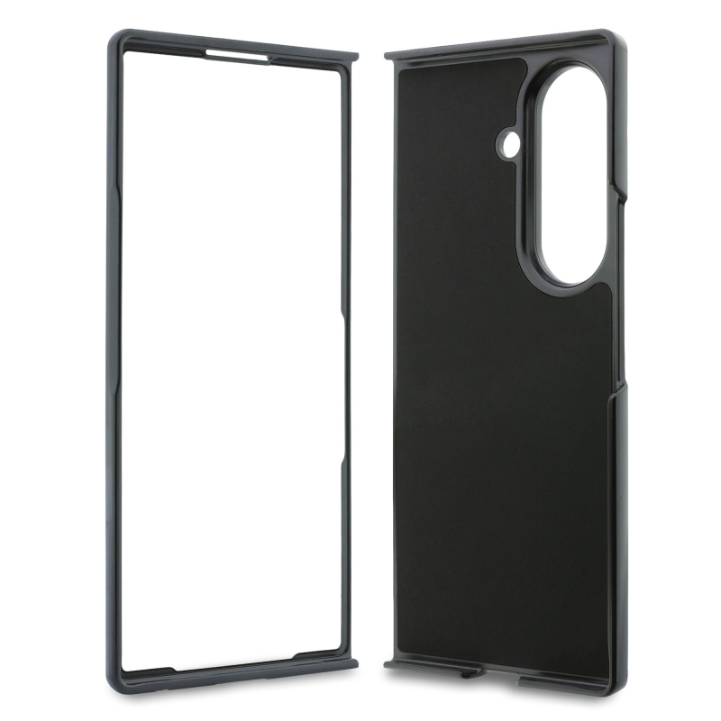 Guess PU 4G Metal Logo hátsó tok a Samsung Galaxy Z Fold 8 Ultra Brown készülékhez