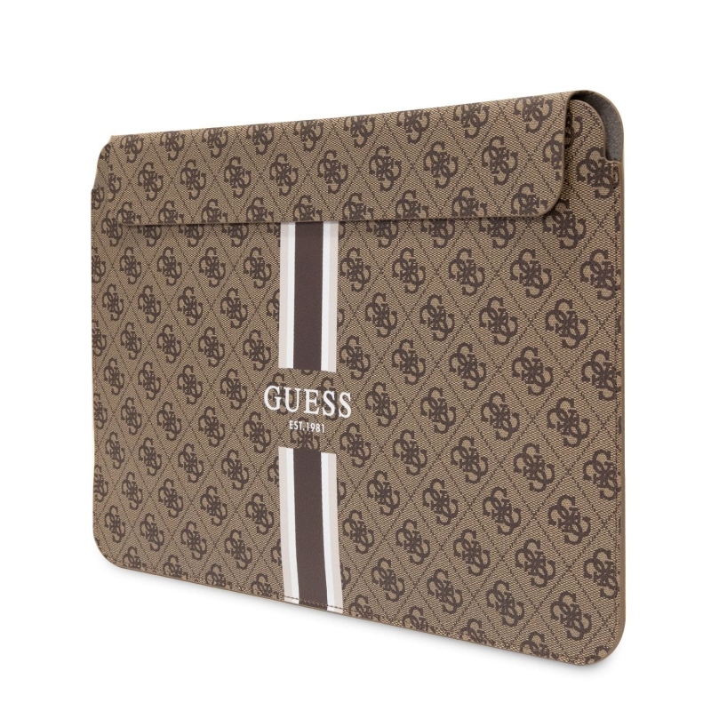 Guess PU 4G nyomtatott csíkos laptoptok 16
