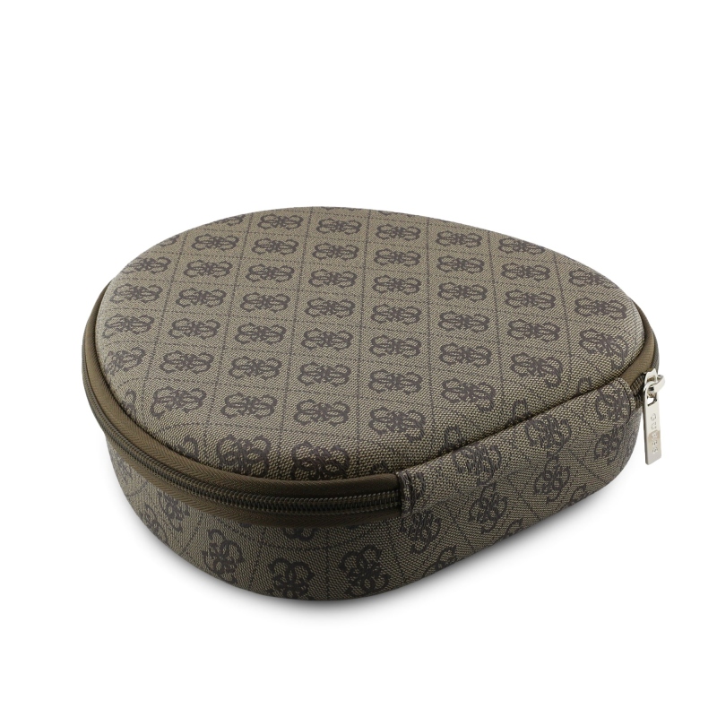 Guess PU 4G háromszög logós ENC vezeték nélküli fejhallgató barna