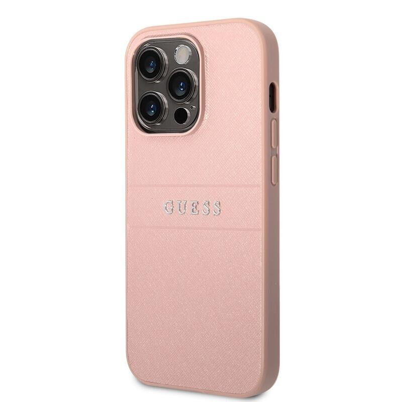 Guess PU zselé tok iPhone 14 Pro Max készülékhez - rózsaszín