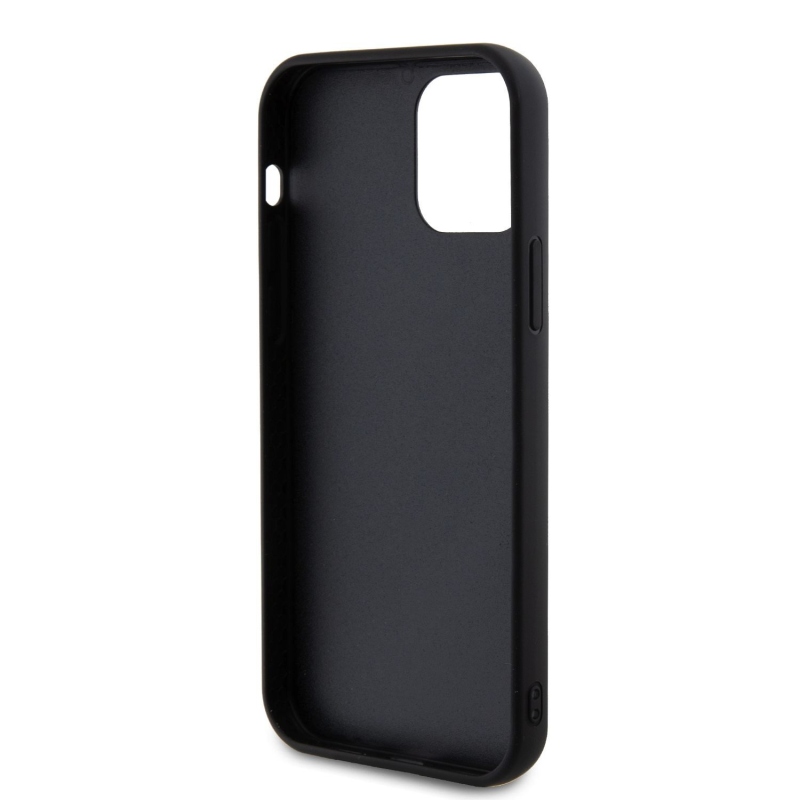 Guess Sequin Script Logo hátlap iPhone 12/12 Pro Fekete