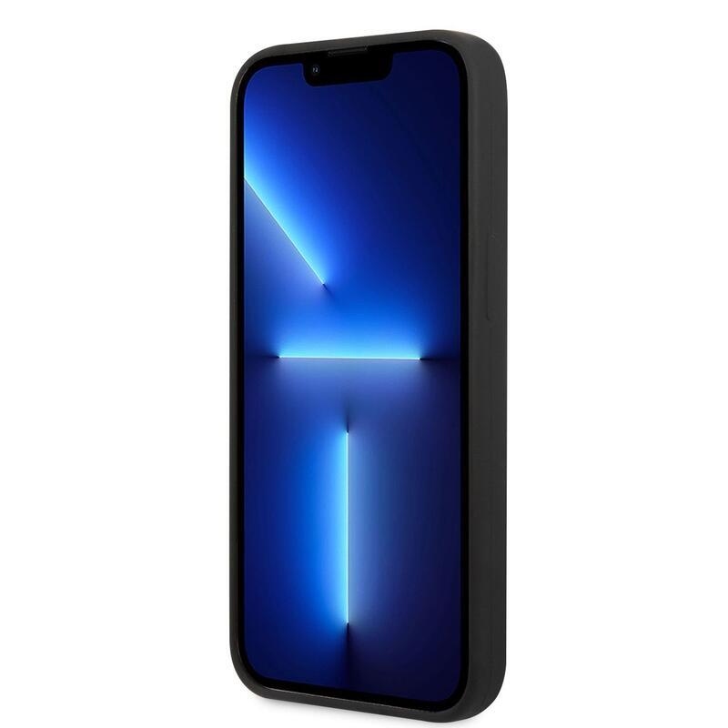 Guess szilikon tok MagSafe támogatással iPhone 13 Pro készülékhez - fekete