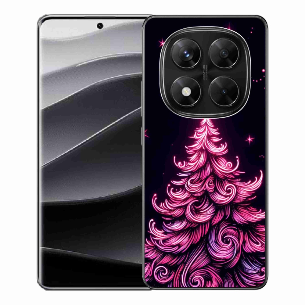 Gél borítás mmCase a Xiaomi Redmi Note 14 Pro 5G/Poco X7 5G - neon karácsonyfa 2