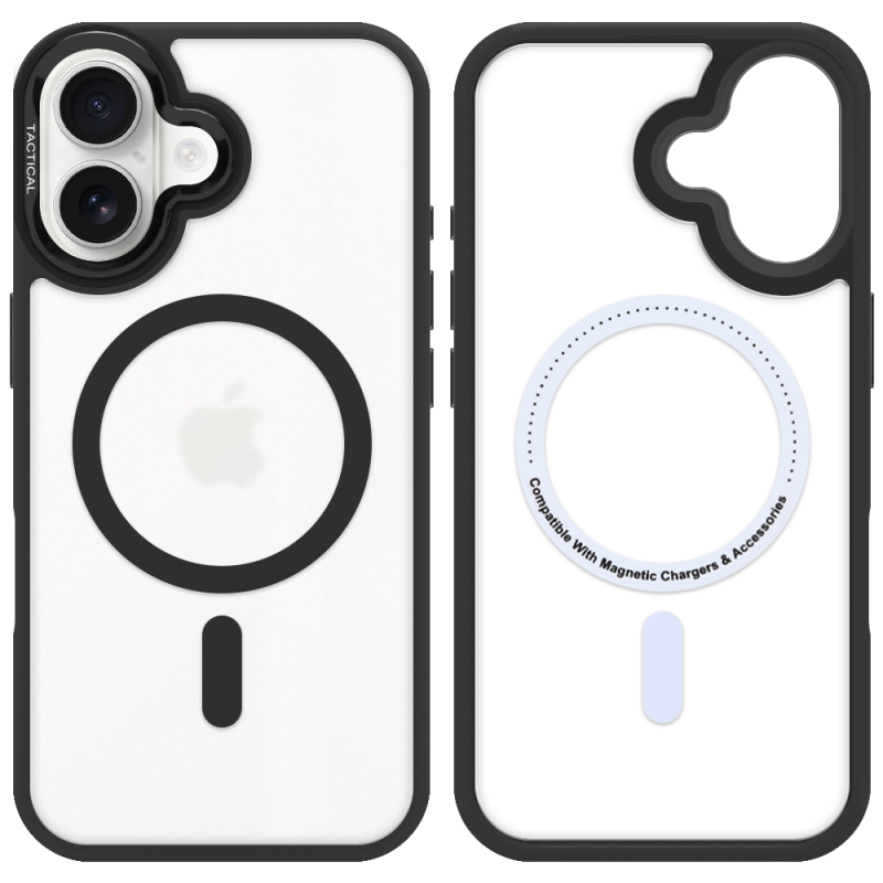 Tactical MagForce Hyperstealth 3.0 tok az Apple iPhone 16-hoz, Asphalt színben