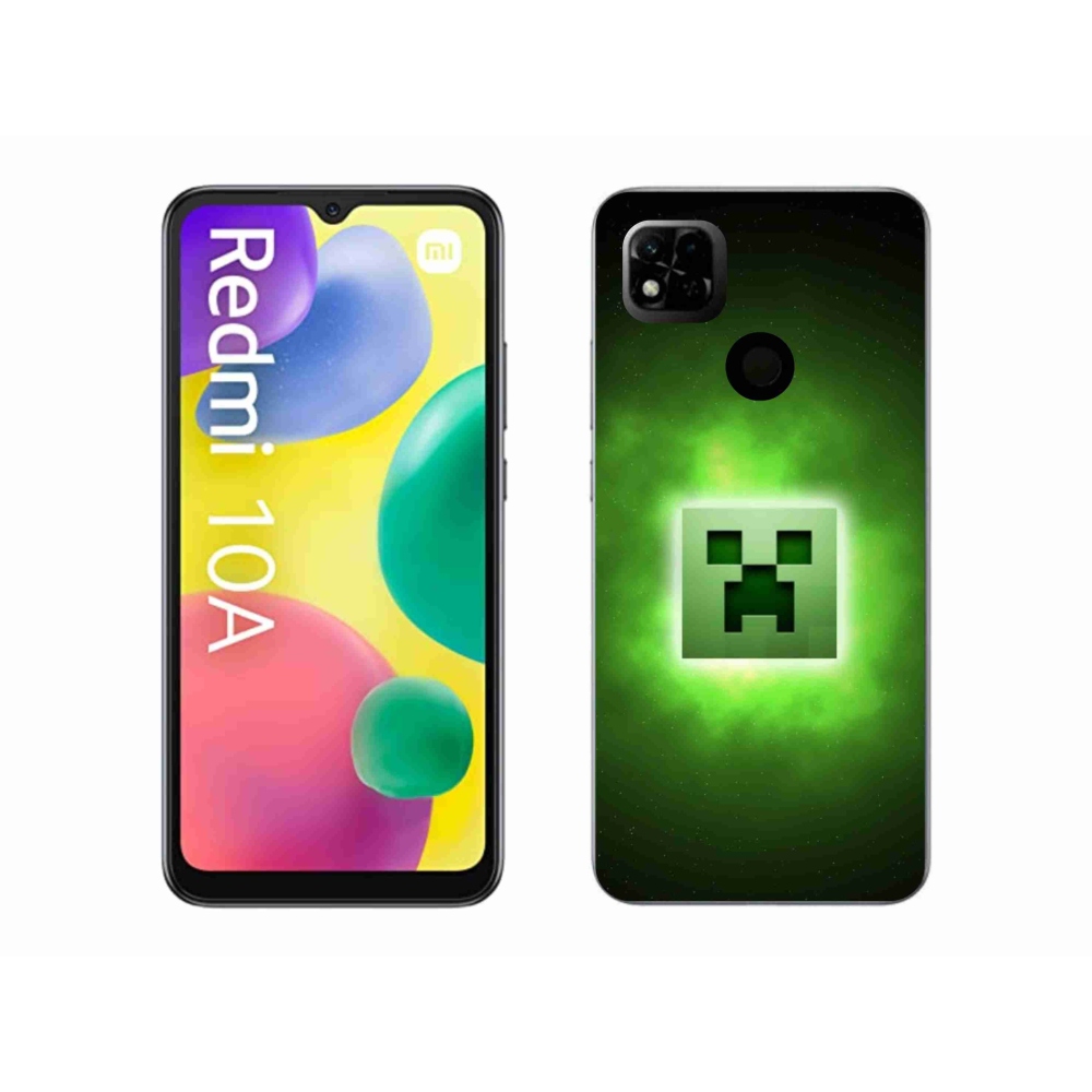 Gél borítás mmCase a Xiaomi Redmi 10A számára - minecraft