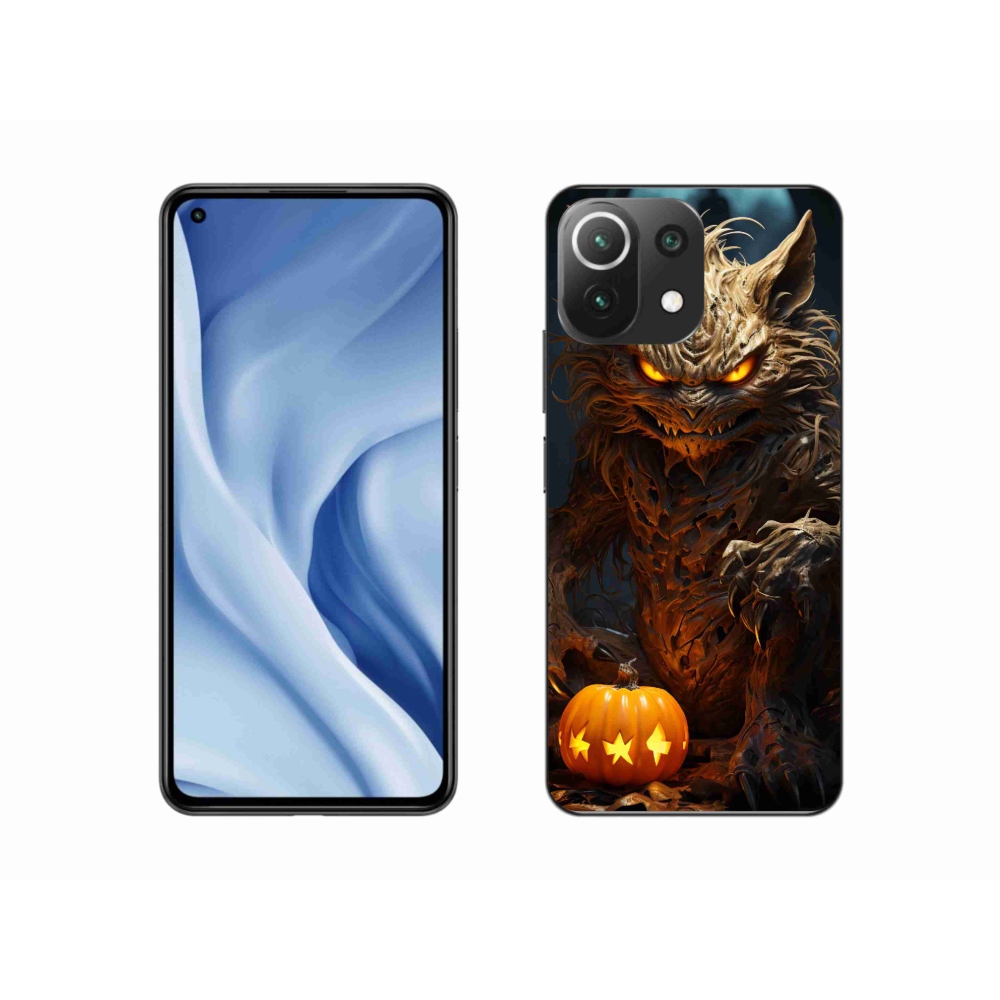 Gél borítás mmCase a Xiaomi Mi 11 Lite 4G/5G-hez - Halloween szörnyeteg