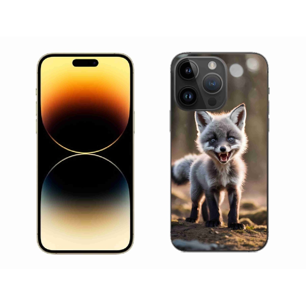 Gél védőburkolat mmCase iPhone 14 Pro Max készülékhez - angry fox