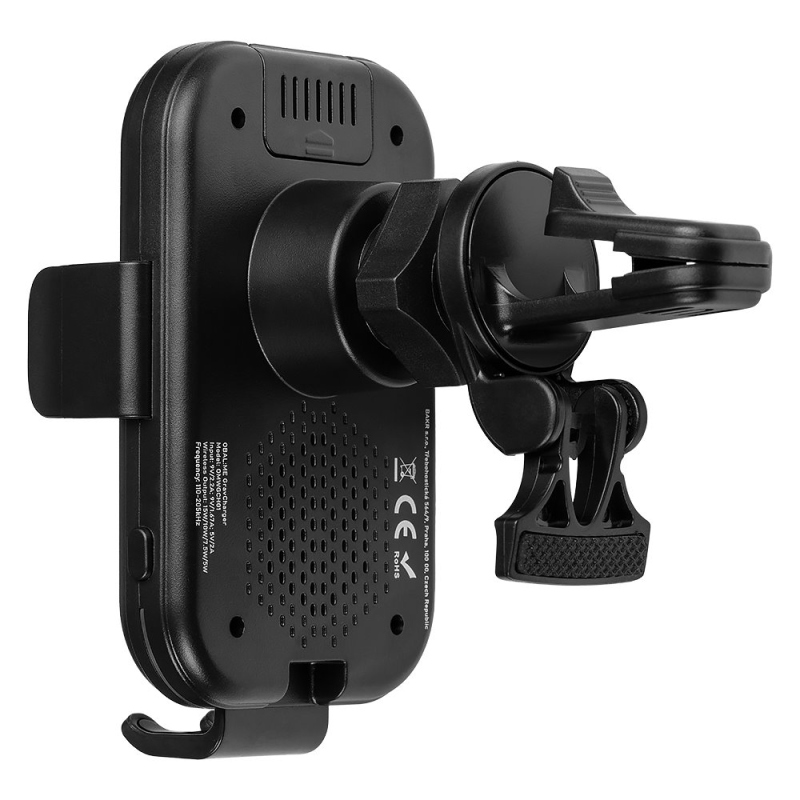 CSOMAG:ME GravCharger vezeték nélküli autós töltőtartó 15W Fekete