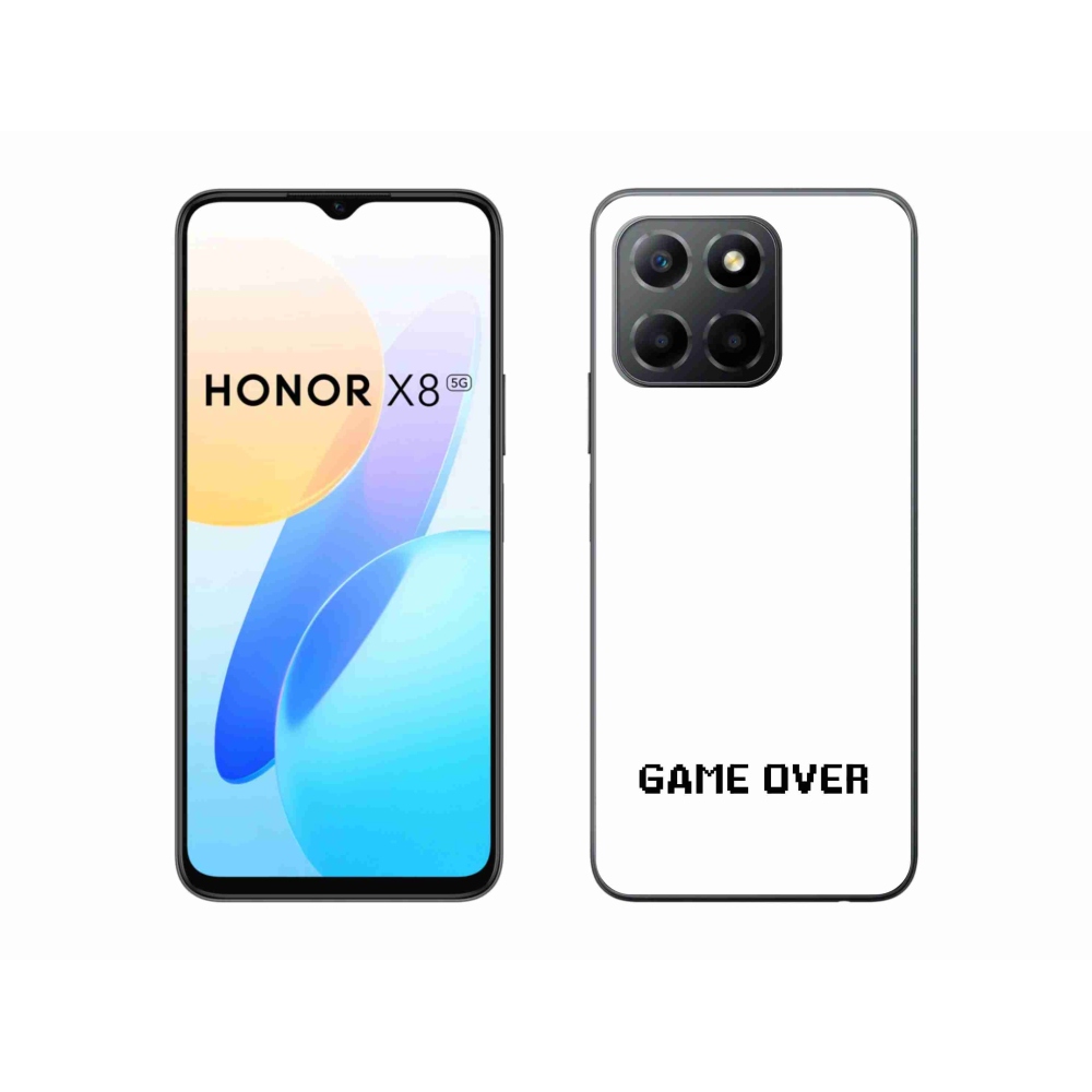 Gél borítás mmCase a Honor X8 5G/Honor 70 Lite 5G készülékhez - játék fehér háttérrel