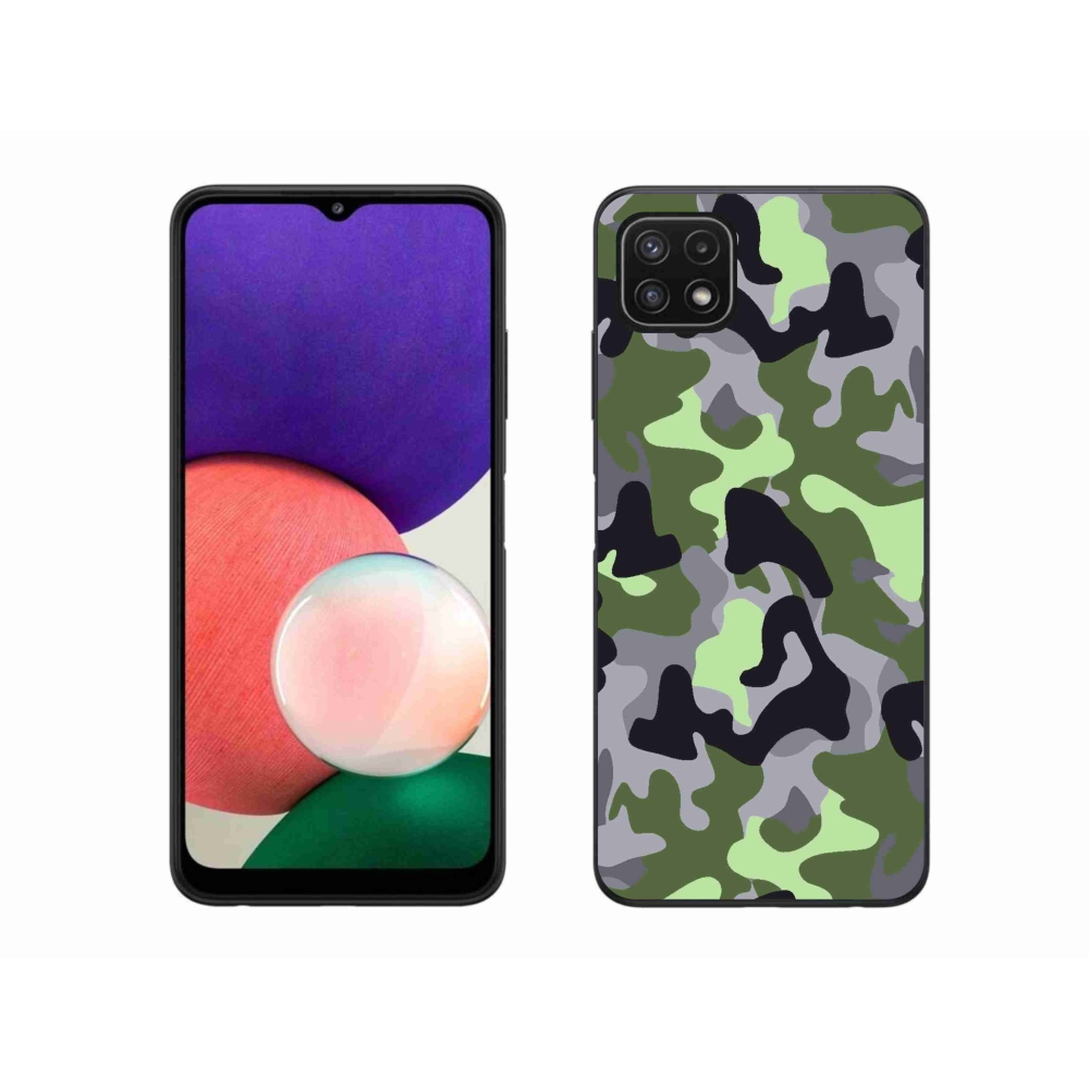 Gél védőhuzat mmCase Samsung Galaxy A22 5G - terepszínű minta 7