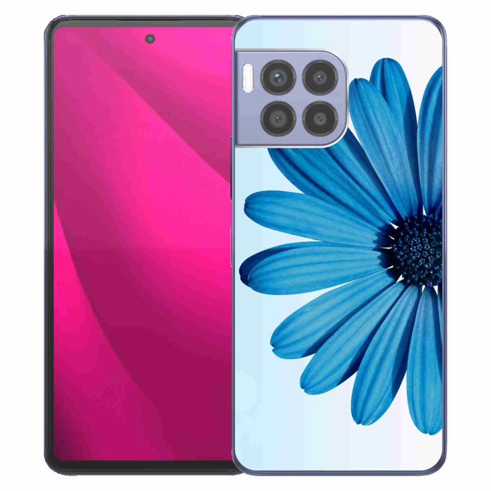 Zselés borítás mmCase a T-Mobile T Phone 2 Pro készülékhez - kék színű margaréta