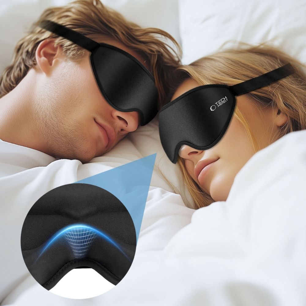 Tech-Protect EyeShade 3D alvómaszk - fekete