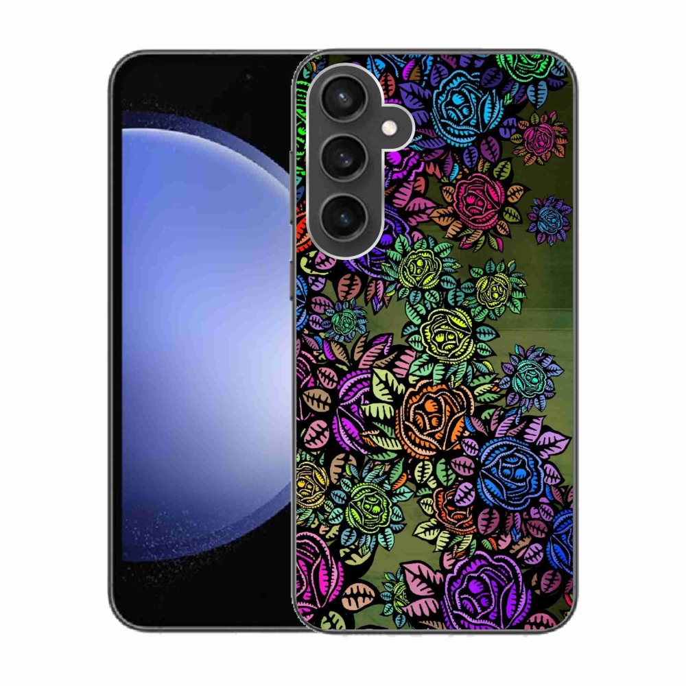 Gél borító mmCase Samsung Galaxy S23 FE - virágok 6