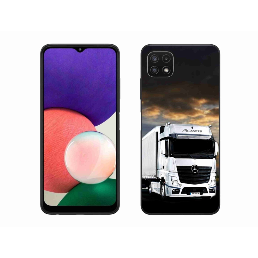 Gél borítás mmCase Samsung Galaxy A22 5G - teherautóhoz