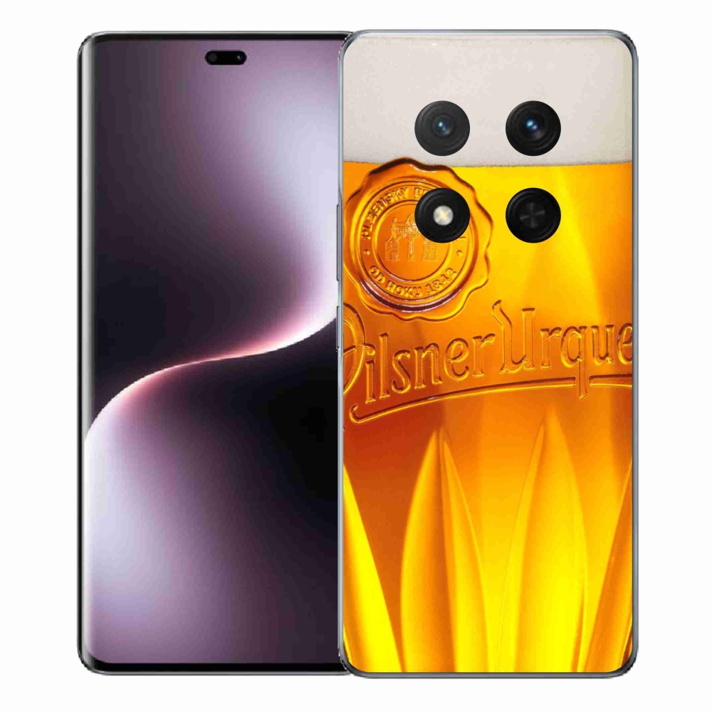 Zselés borítás mmCase a Honor Magic 7 Lite 5G számára - sör