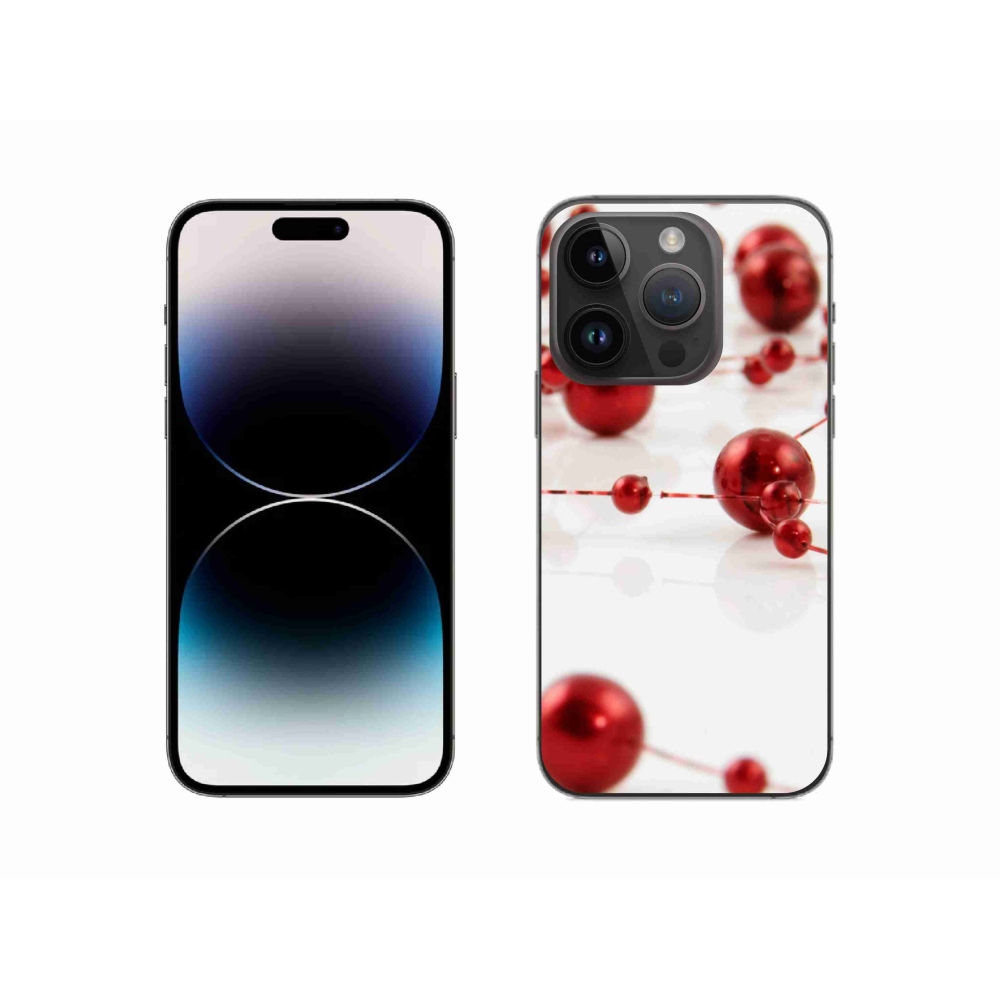 Gél borítás mmCase iPhone 14 Pro készülékhez - Karácsonyi lánc