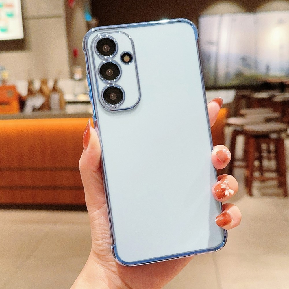 Gélkeretes tok Samsung Galaxy S25+ készülékhez - kék