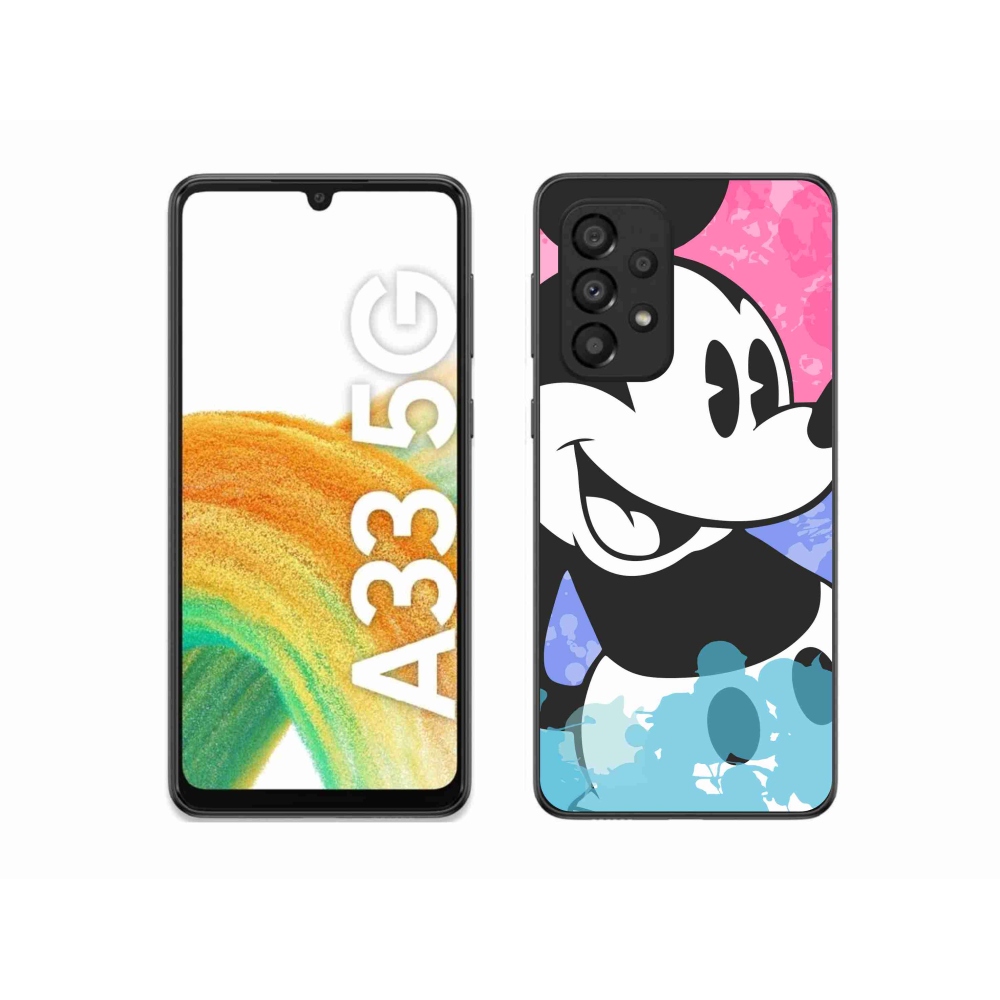 Gél védőhuzat mmCase Samsung Galaxy A33 5G - mickey egérhez