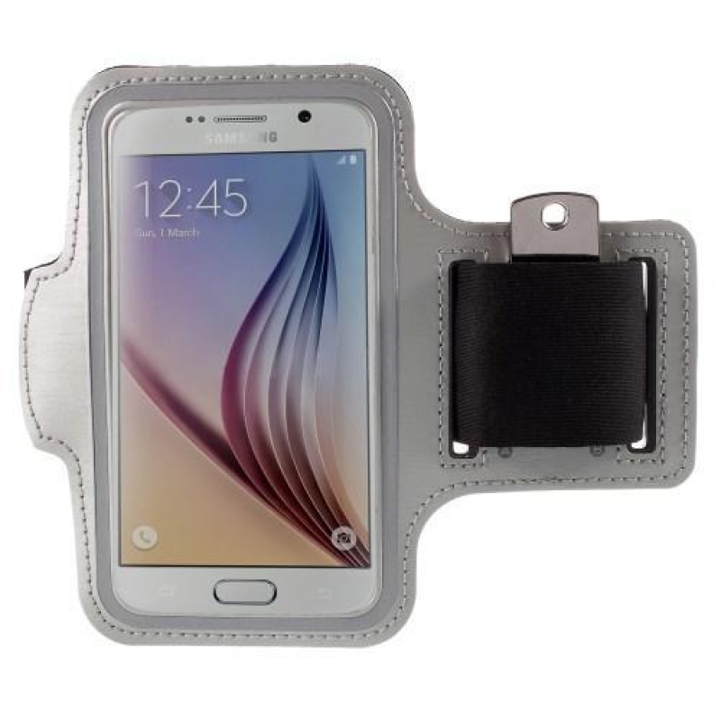 Gyms futótáska mobiltelefonokhoz 143 x 70 mm-es méretig - szürke