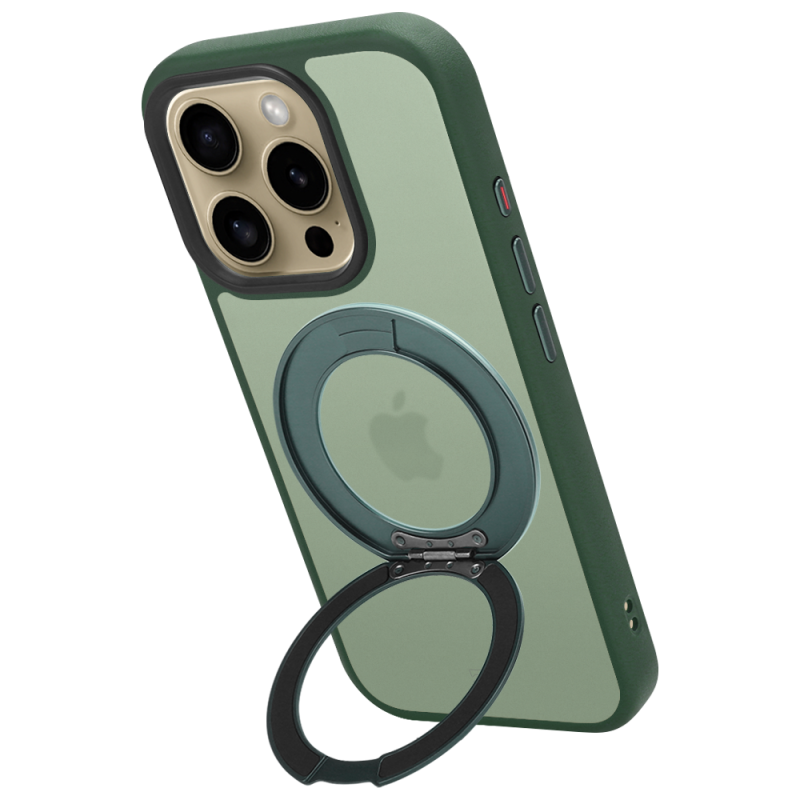 Tactical MagForce Hyperstand tok az Apple iPhone 16 Pro-hoz, Forest Green színben