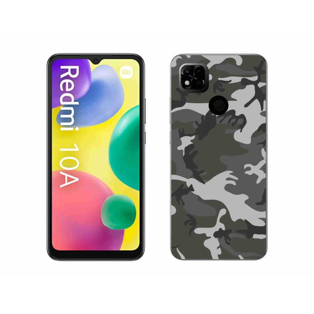 Gél borítás mmCase a Xiaomi Redmi 10A számára - terepszínű minta