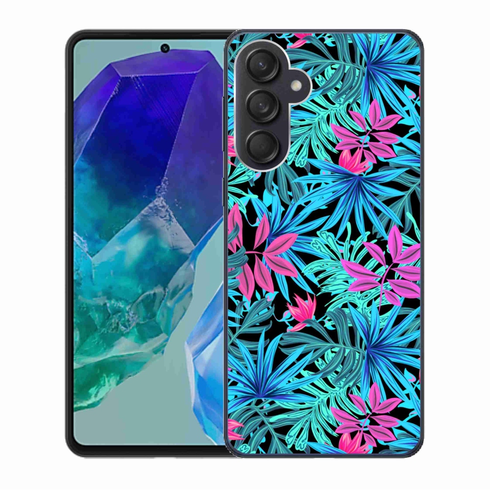 Gél borító mmCase Samsung Galaxy M55 5G - virágok 3