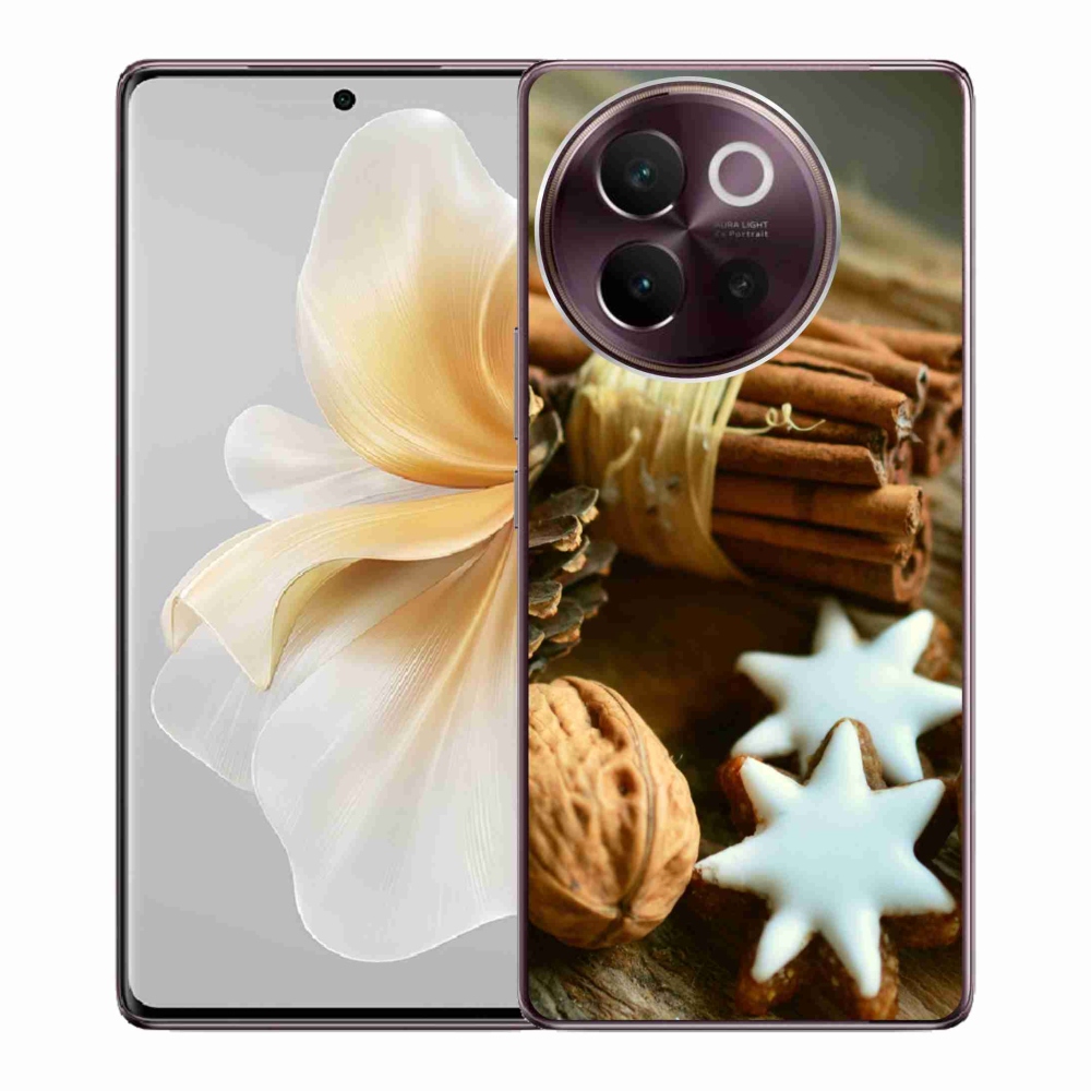 Gél borítás mmCase a Vivo V40 Lite 5G-hez - fahéj és mézeskalács