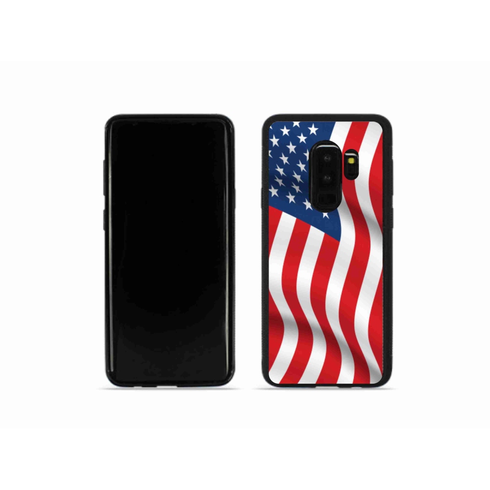 Gél borítás mmCase Samsung Galaxy S9 Plus - amerikai zászlóhoz