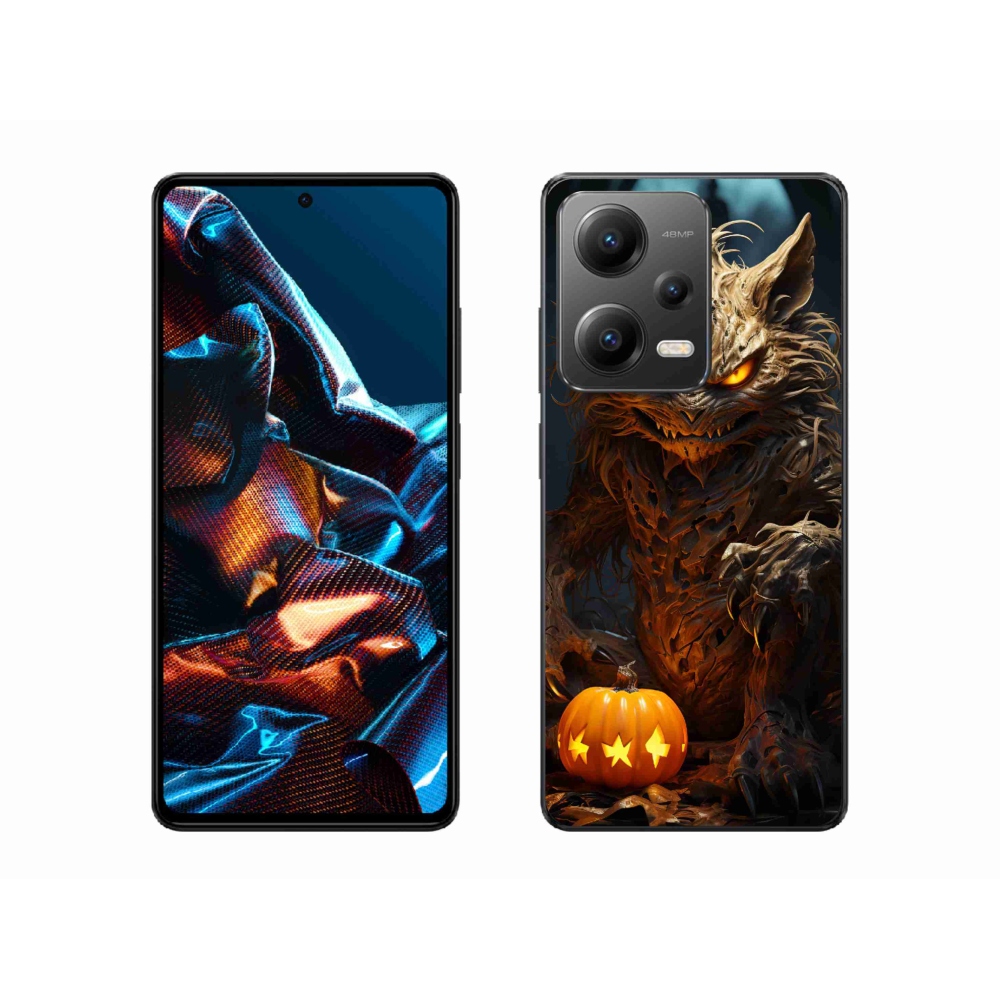 Gél borítás mmCase a Xiaomi Redmi Note 12 Pro 5G számára - Halloween szörnyeteg