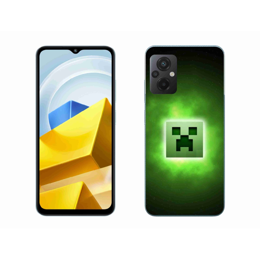 Gél borítás mmCase a Xiaomi Poco M5 4G-hez - minecraft