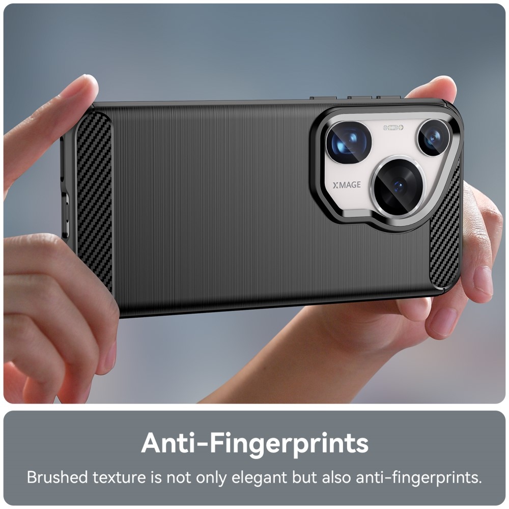 Szénálló zselés tok a Huawei Pura 70 Ultra készülékhez - fekete