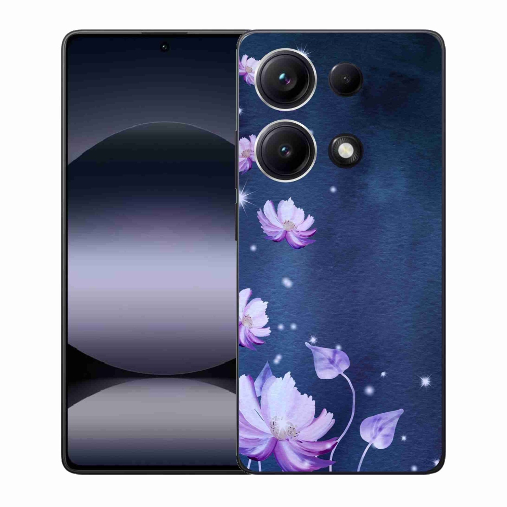 Gél borító mmCase a Xiaomi Redmi Note 14S-hez - hulló virágok