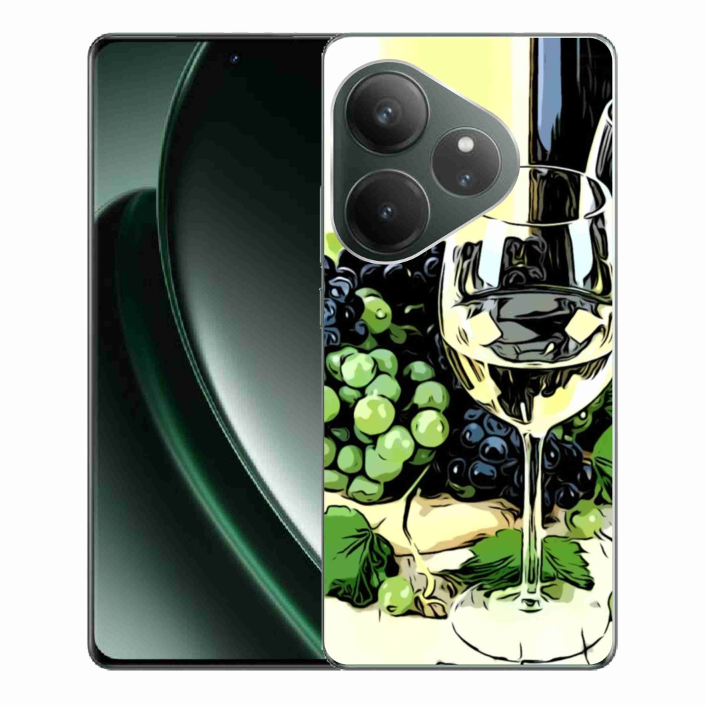 Zselés borítás mmCase a Realme GT 6 5G/GT 6T 5G készülékhez - borospohár