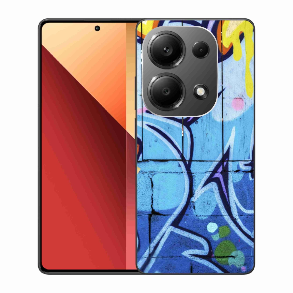 Gél borítás mmCase a Xiaomi Redmi Note 13 Pro 4G/Poco M6 Pro számára - graffiti