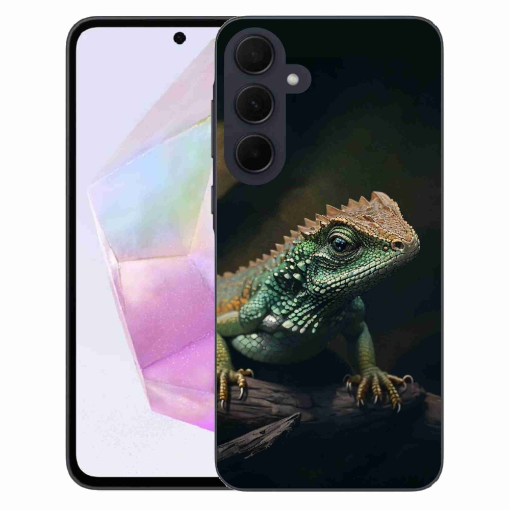 Zselés borítás mmCase Samsung Galaxy A35 5G - gyík