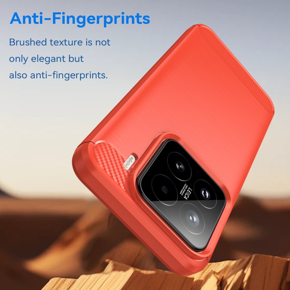 Szénálló zselés tok Xiaomi 15 - piros