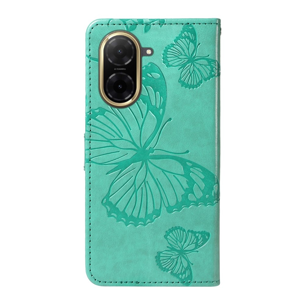 Nagy pillangó könyv tok Xiaomi Redmi A5 (171.7x77.8x8.3mm) - teáskék