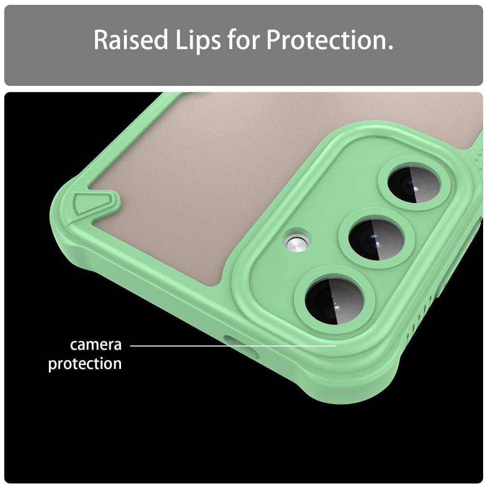 Fagyasztott tartós borítás Samsung Galaxy S25+ készülékhez - zöld