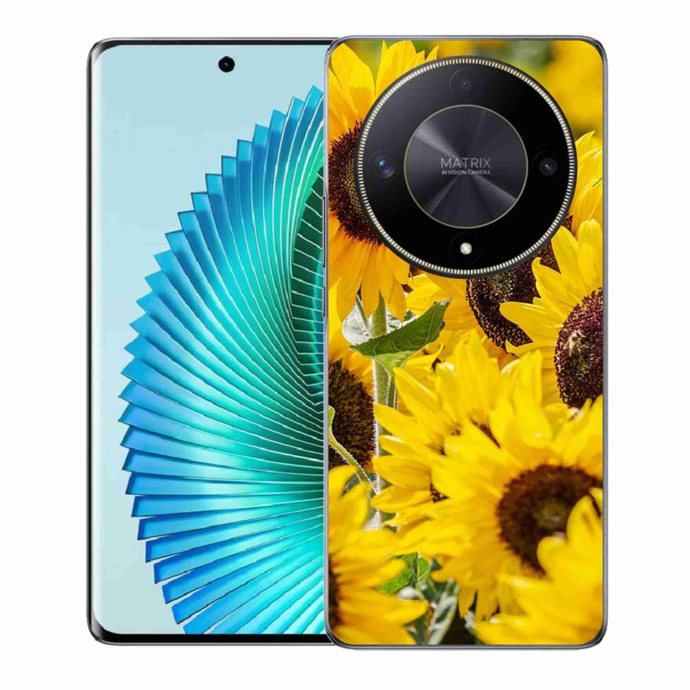 Zselés borítás mmCase a Honor Magic 6 Lite 5G készülékhez - Napraforgó