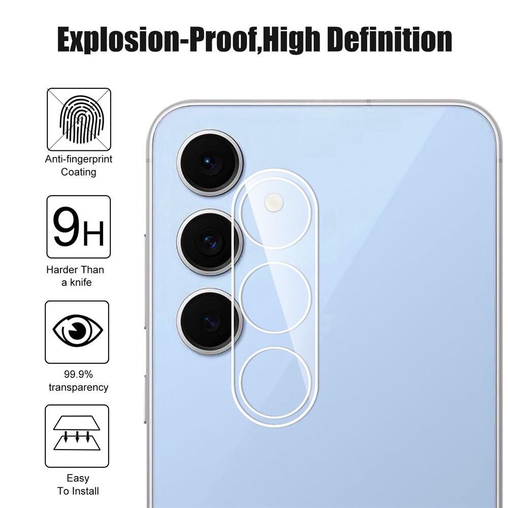 A Samsung Galaxy S25 FE fényképezőgép lencséjének üvege