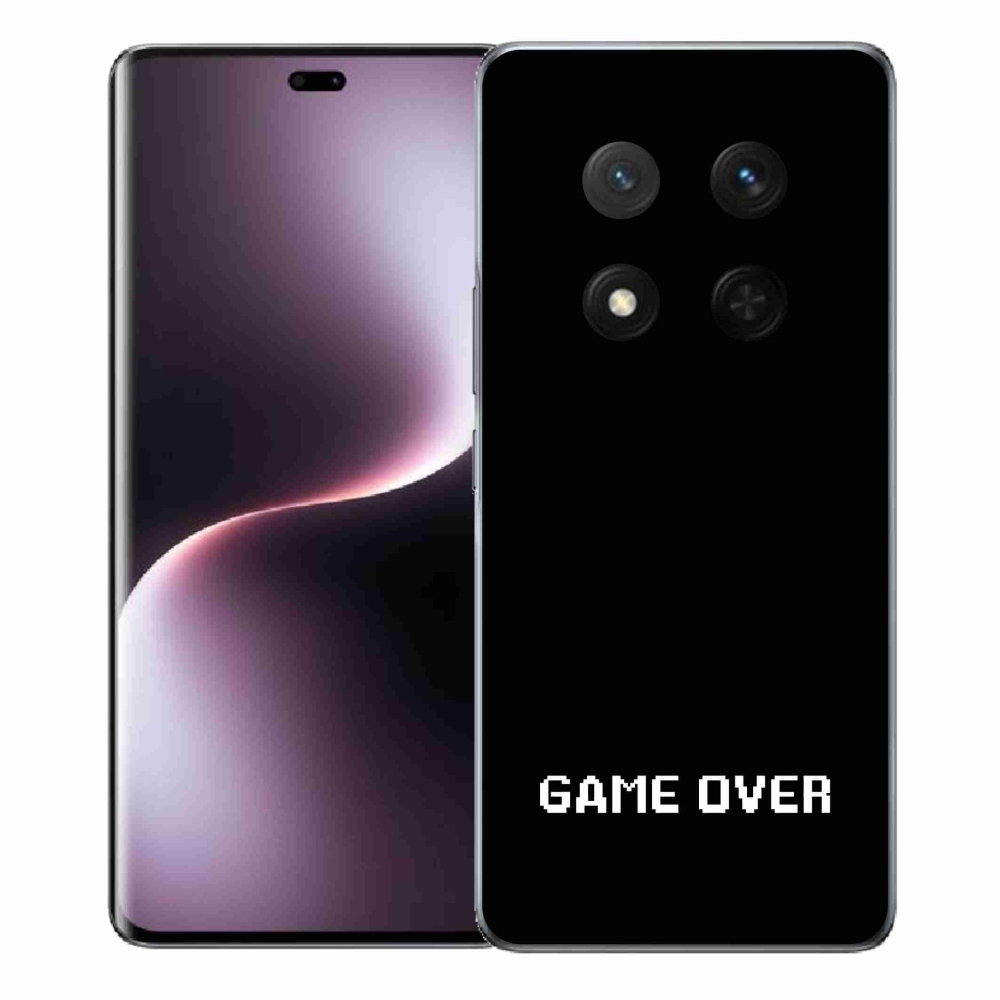 Gél borító mmCase a Honor Magic 7 Lite 5G számára - játék fekete háttérrel