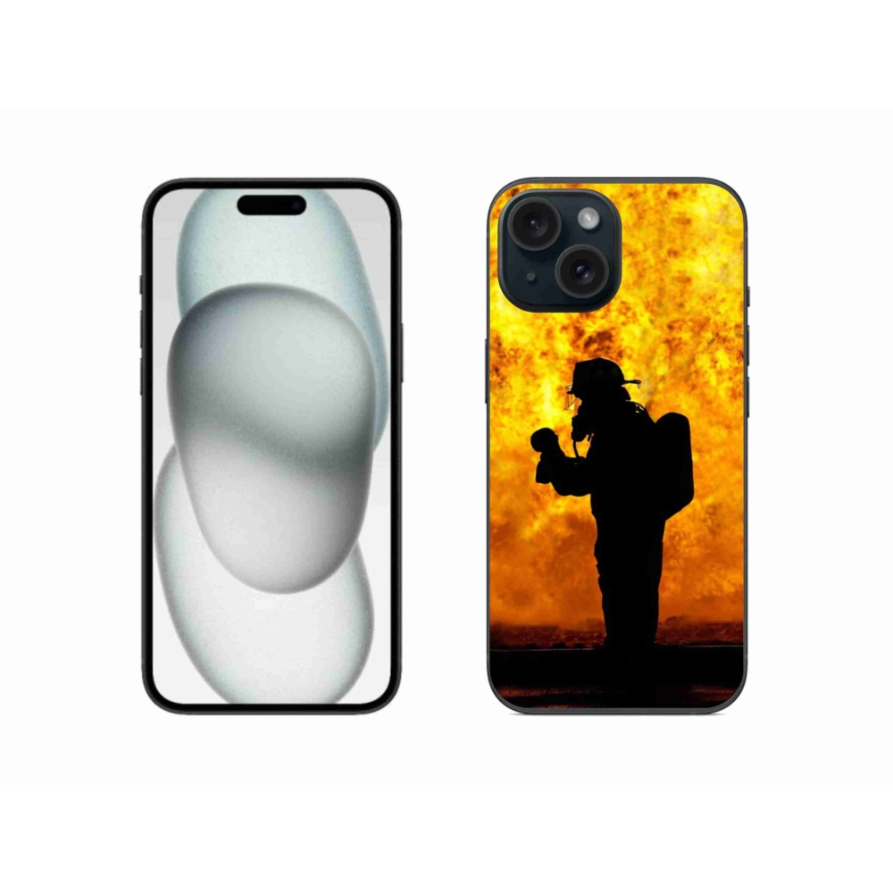 Gél borítás mmCase iPhone 15 készülékhez - tűzoltó