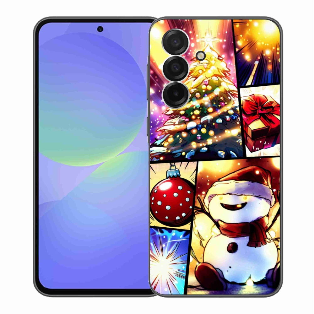 Gél borító mmCase Samsung Galaxy A36 5G - Karácsonyi motívumok 1