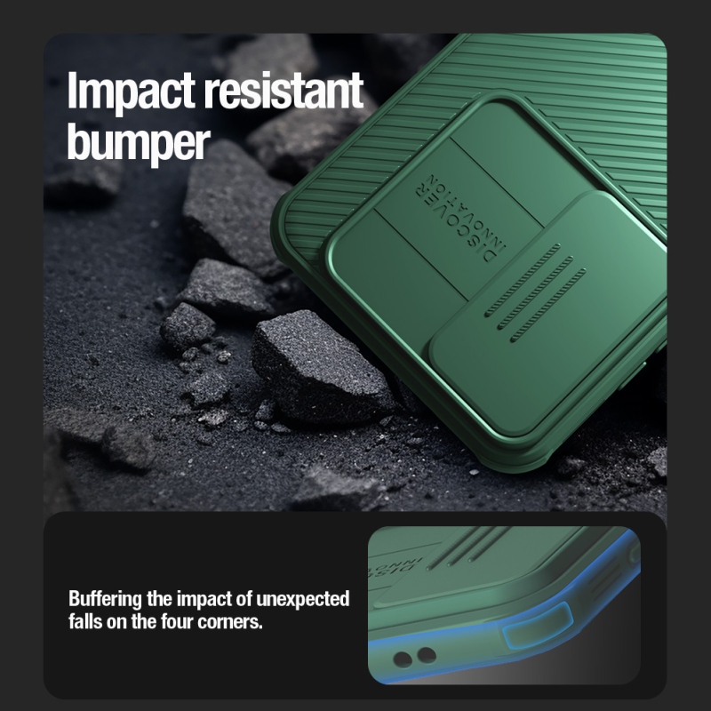 Nillkin CamShield PRO hátlap a Samsung Galaxy S24+ készülékhez Fekete