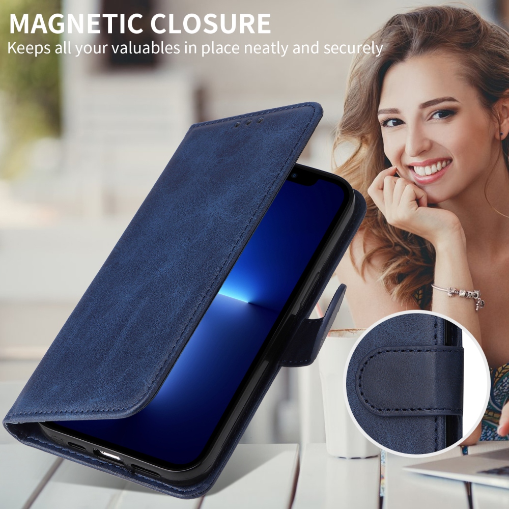 Vérrögök könyv tok a Xiaomi Poco F7 5G-hez - kék