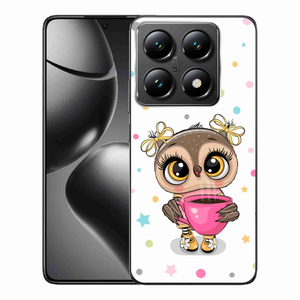 Gél borítás mmCase a Xiaomi 14T Pro számára - rajzfilm bagoly