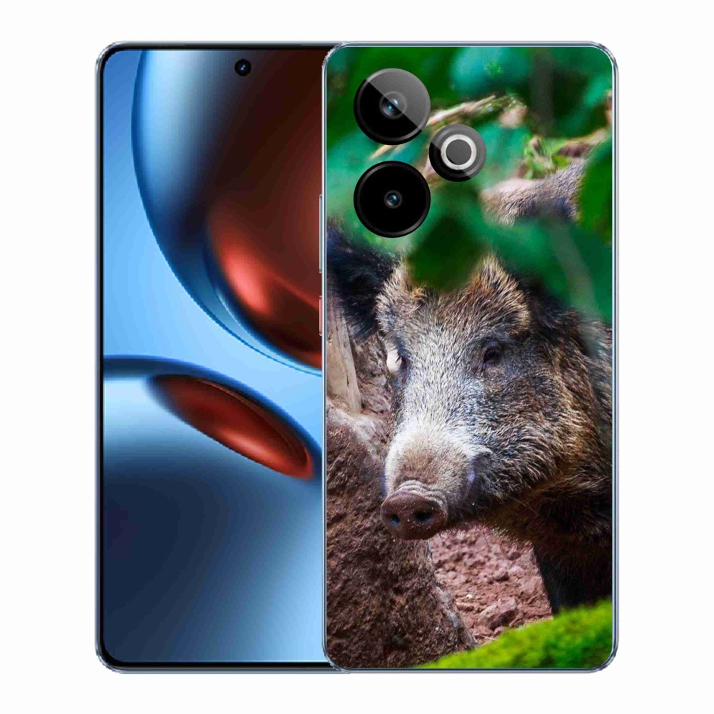 Zselés borítás mmCase a Realme GT 7 5G/GT 7T 5G készülékhez - vaddisznó