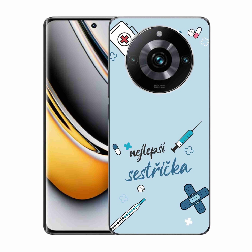 Gélborítás mmCase a Realme 11 Pro/11 Pro+ készülékre - a legjobb kishúg kék háttere