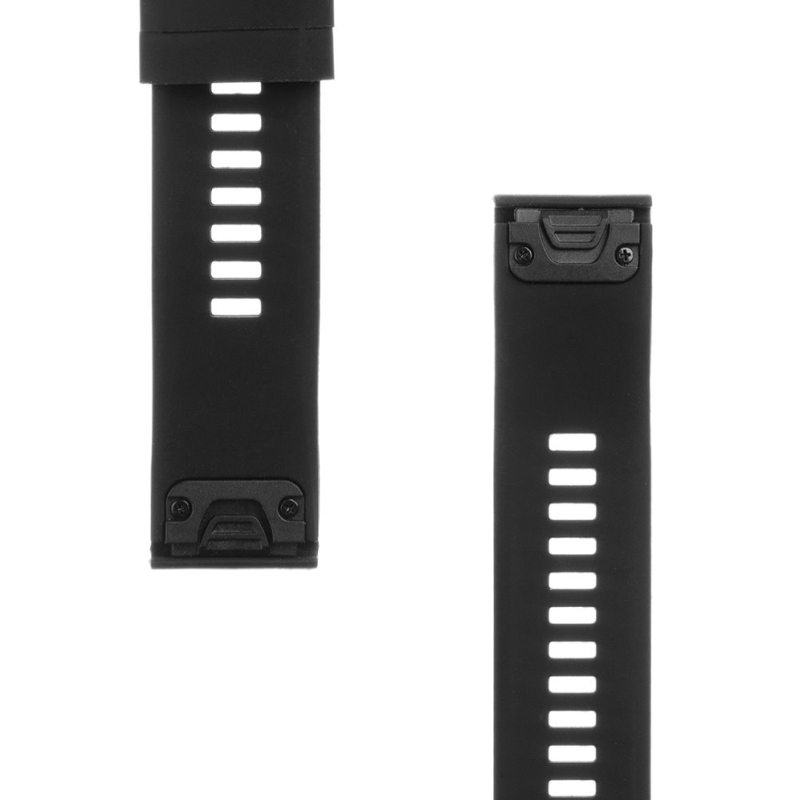 Tactical 426 Szilikon szíj Garmin Fenix 5/6/7 QuickFit 22mm Fekete Garmin Fenix 5/6/7 QuickFit 22mmhez